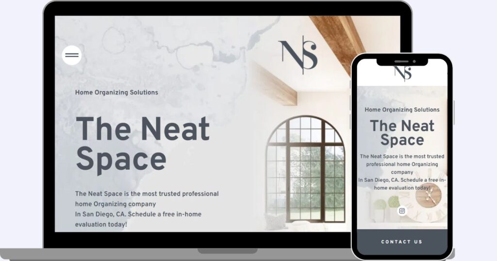 Example of a brochure website